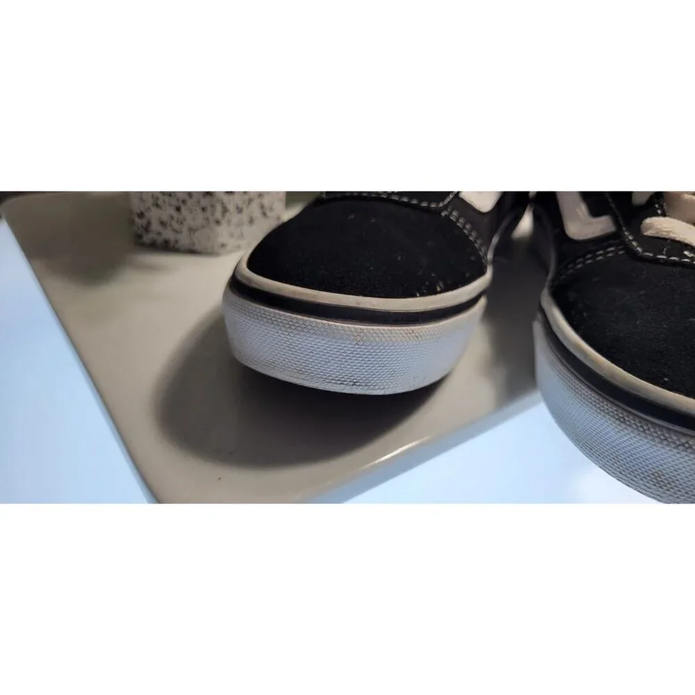 VANS Old School Sk8 Low Top Youth's Size 4 Skate Shoes Black White